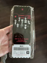 BTS fan-made concert ticket stubs - US