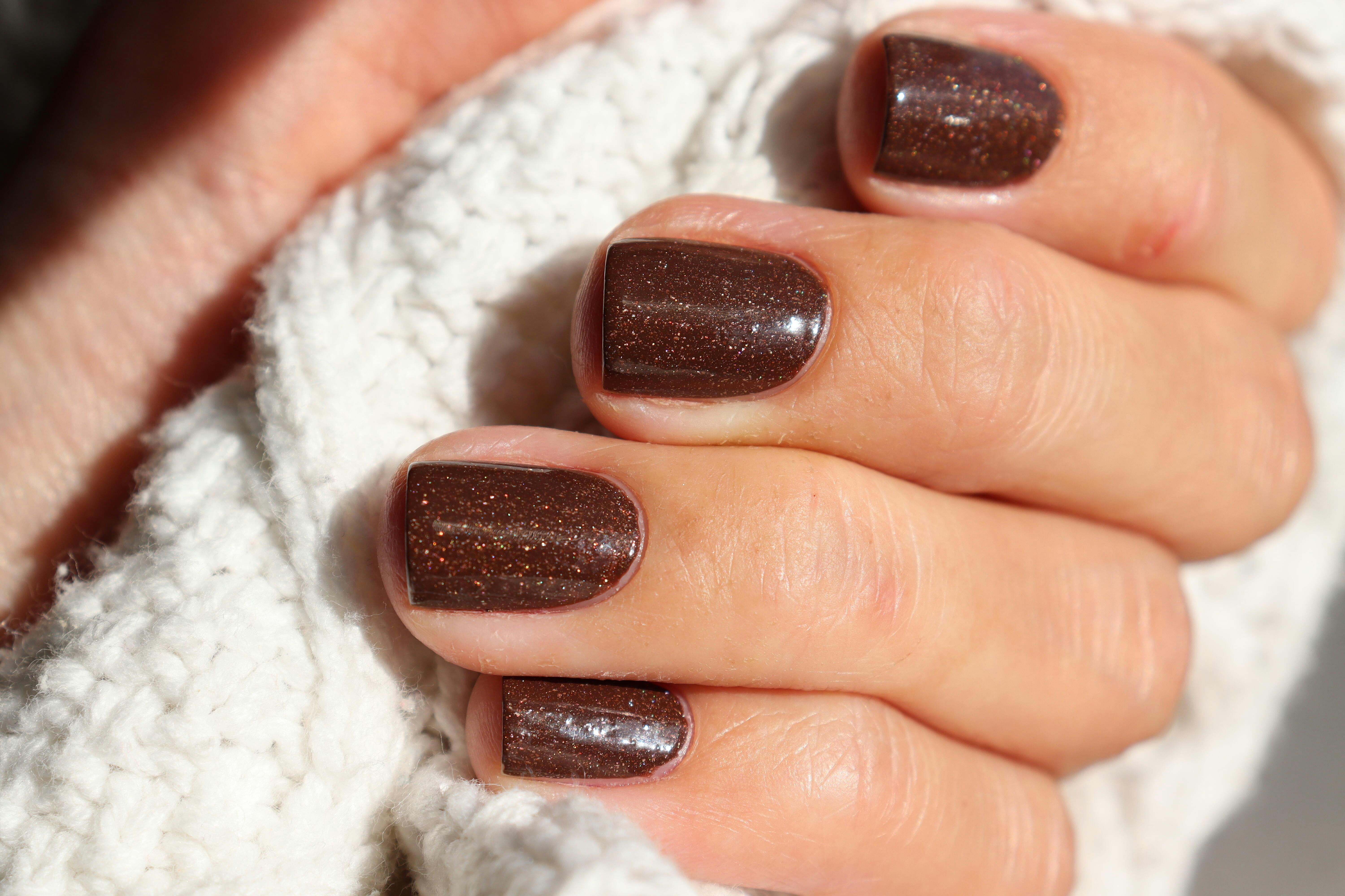Kako Nail Polish, Chocolate Brown Nail Color Picture Polish