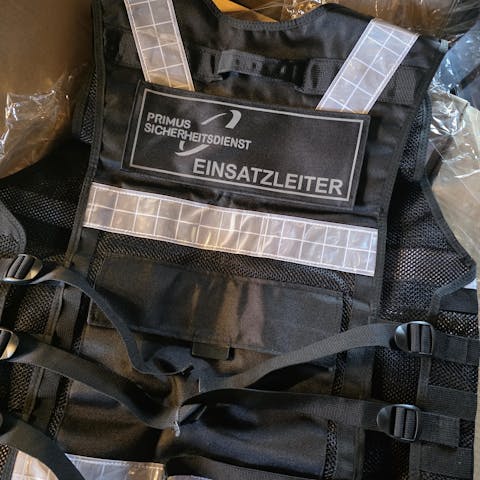 3101 Multifunktionsweste Hundeführer Sicherheit Einsatzleitung Wachschutz SAR Wachdienst Crew Staff