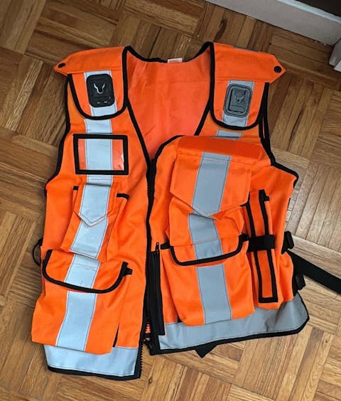 3154 Multifunktionsweste Wachdienst SAR Einsatzleitung Wachschutz Sicherheit Hundeführer