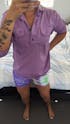 Purple/Green Gingham Footy Shorts