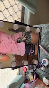 Real Camo Footy Shorts - Pink