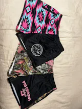 Real Camo Footy Shorts - Pink