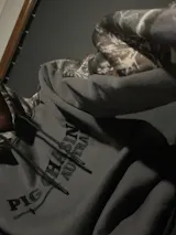 Real Camo Hoodie - Charcoal