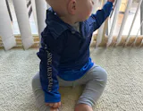 Kids Long Sleeve Fishing Shirt - Blue Contour