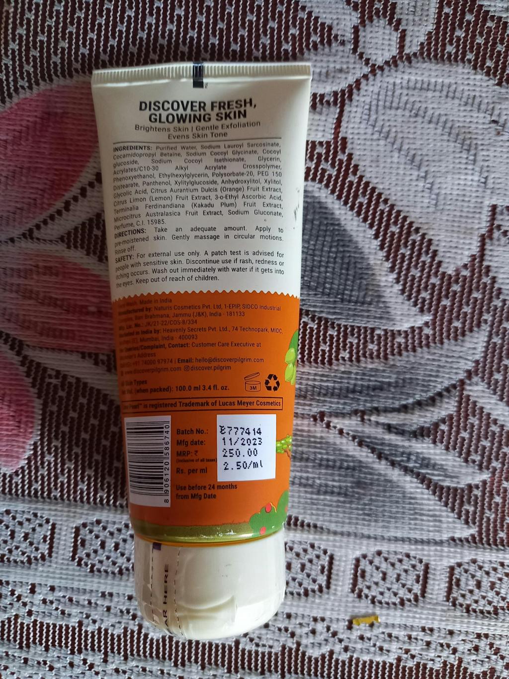 Pilgrim Vitamin C Gel Face Wash ABeauty Products