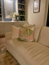 Thibaut Willow Tree Pillow in Blush.
