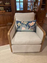 Lee Jofa Luzon Pillow in Sapphire.