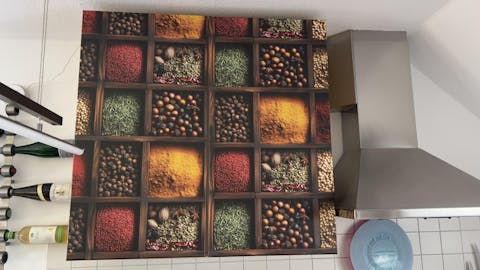 Gewürze Abteilung Tapete