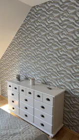 3D Tapete Sanfte Wasserwellen