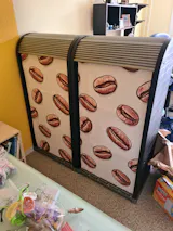 Fototapete Küche Kaffeebohnen Aquarell