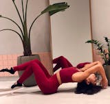 Scarlet UV 50+ Lucy Ruby Red Maroon Leggings Yoga Pants - Women - Pineapple  Clothing
