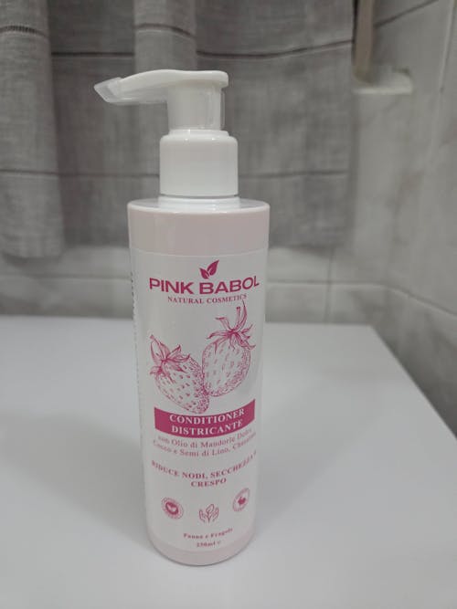 Conditioner Districante con Olio di Mandorle Dolci, Cocco e Semi di Lino, Cheratina – Riduce Nodi, Secchezza e Crespo