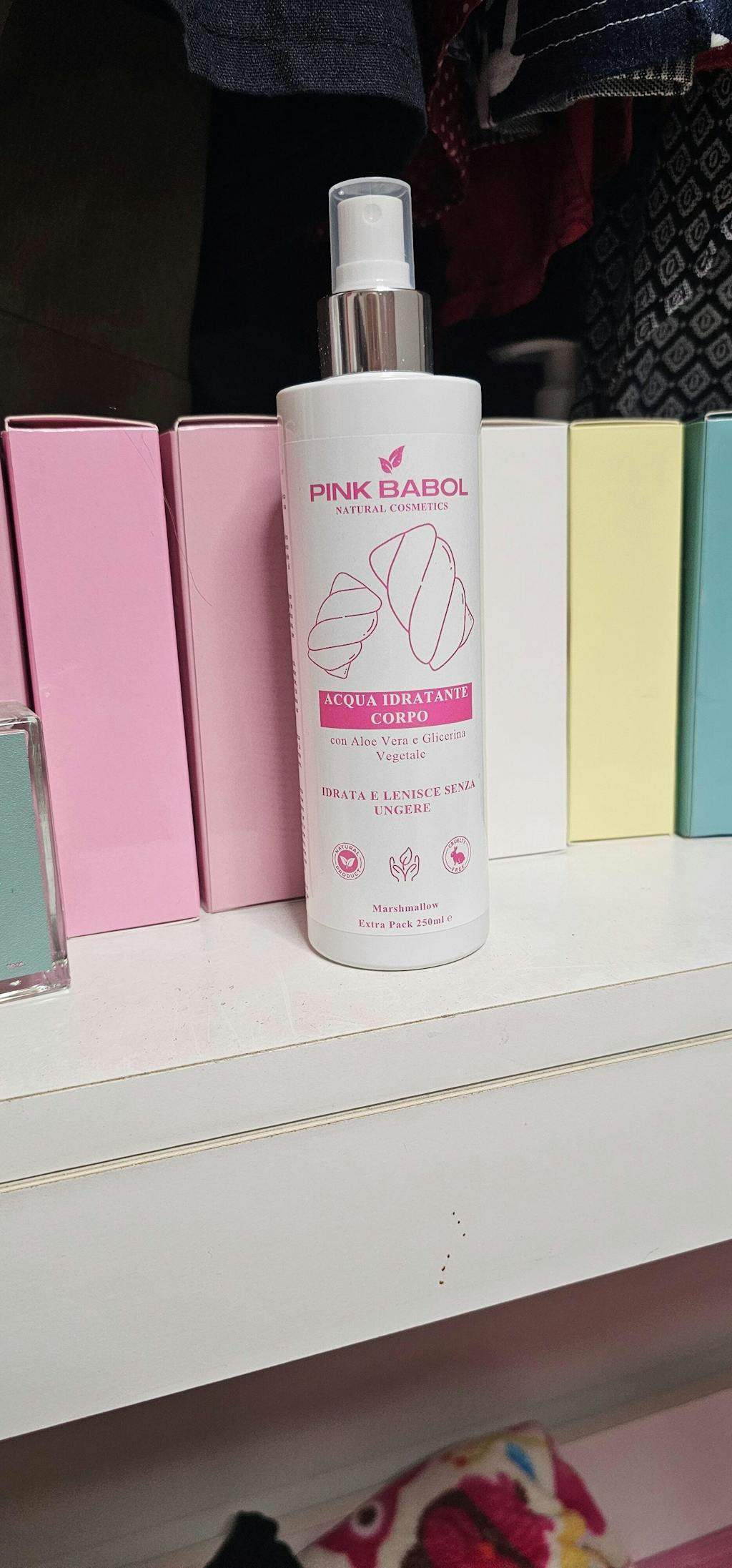 Acqua Idratante Corpo con Aloe Vera e Glicerina Vegetale - Extra Pack 250ml