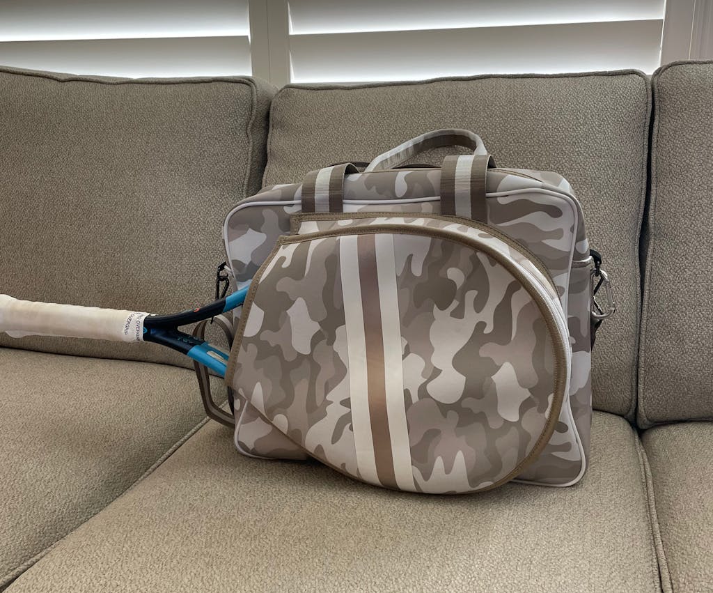 haute shore camo bag