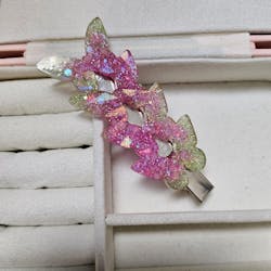Cute Handmade Resin Long Butterfly Hair Clip