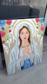 Kit de Lienzo para pintar por números - Virgen María Advocación del Santo Rosario