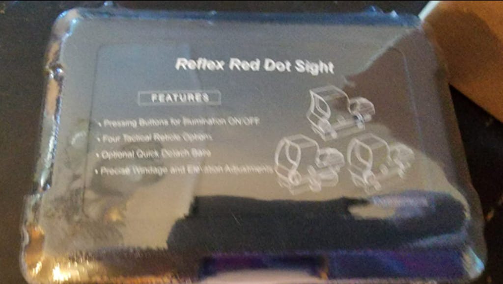 PINTY Red Dot Sight, 1x40 Reflex Sight with 2MOA Red Dot 8 Brightness