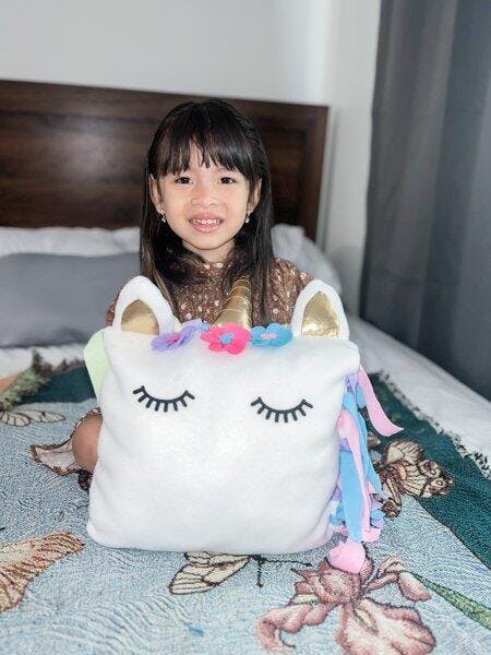 Pinwheel Crafts Unicorn Pillow Kit No Sew Craft Ireland