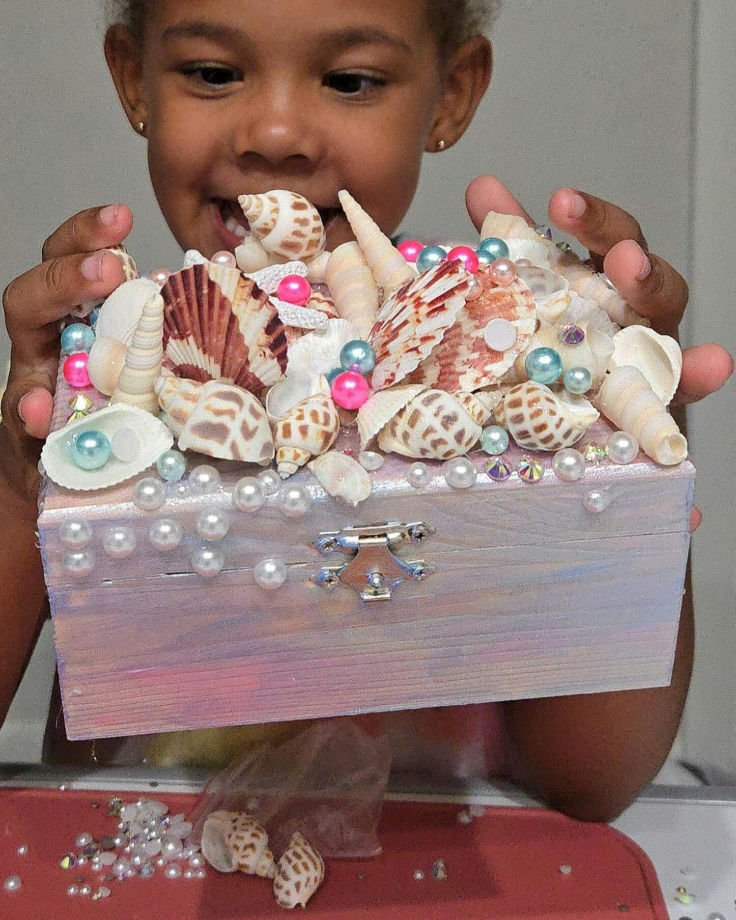 Mermaid Jewelry Box Kit For Girls | DIY