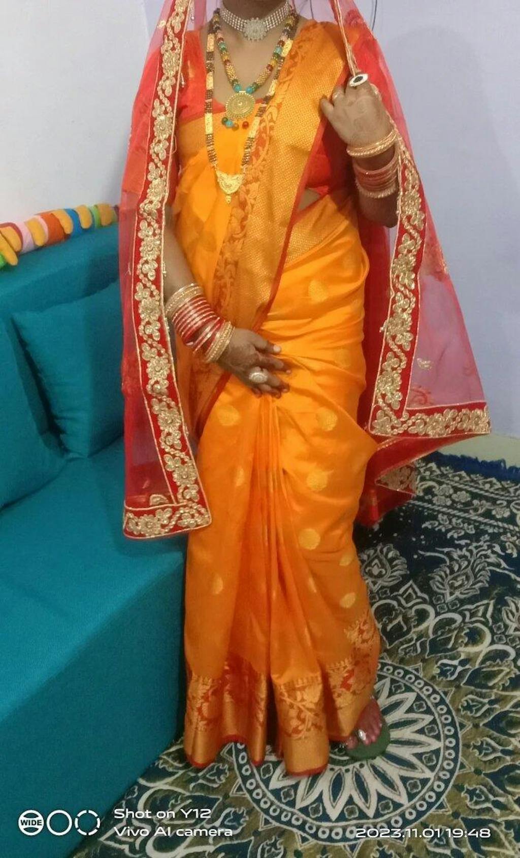 Pionex Woven Katan Kanjivaram Soft Lichi Silk Sarees