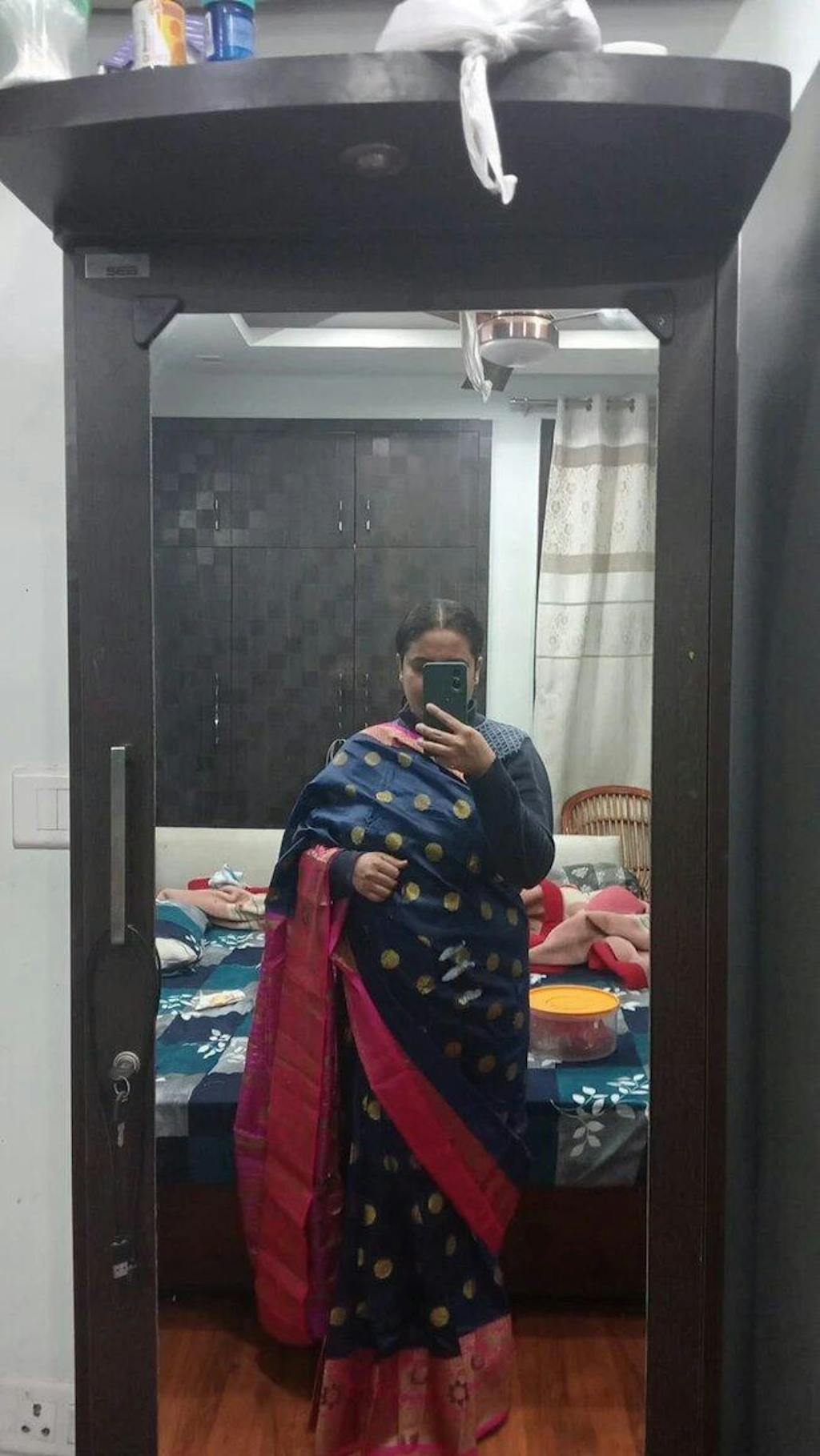 Ready To Wear Cotton Silk Woven Zari Jacquard Banarasi Traditional Saree