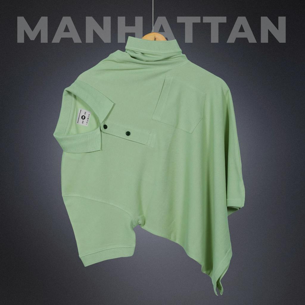 Pure Cotton Polo Pocket T shirts (Light Pista)