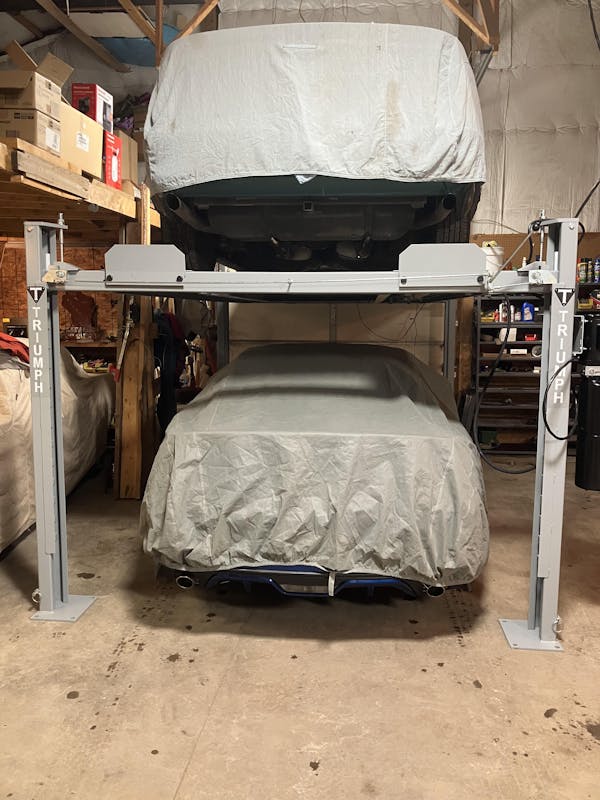 Triumph 8,000 lb Four Post Automotive Lift - Service Storage | NSS-8