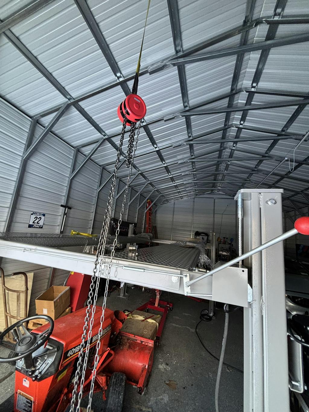 Triumph 8,000 lb Four Post Automotive Lift - Service Storage | NSS-8