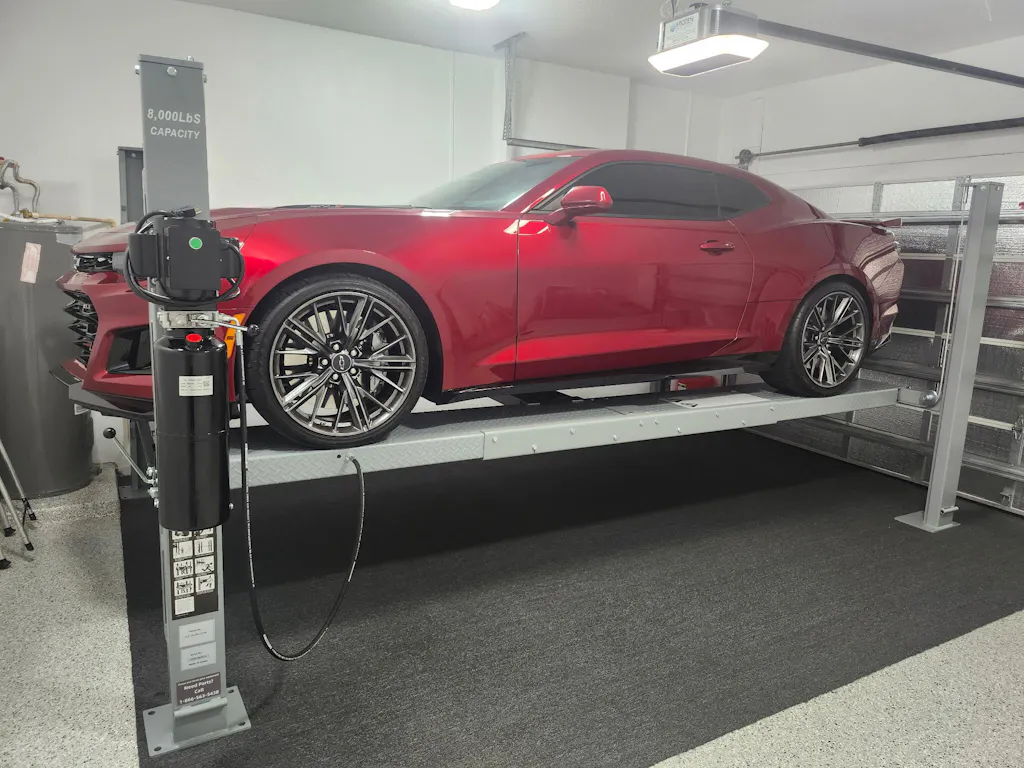 Triumph 8,000 lb Four Post Lift – Includes Free Liftgate Service | NSS8X-1