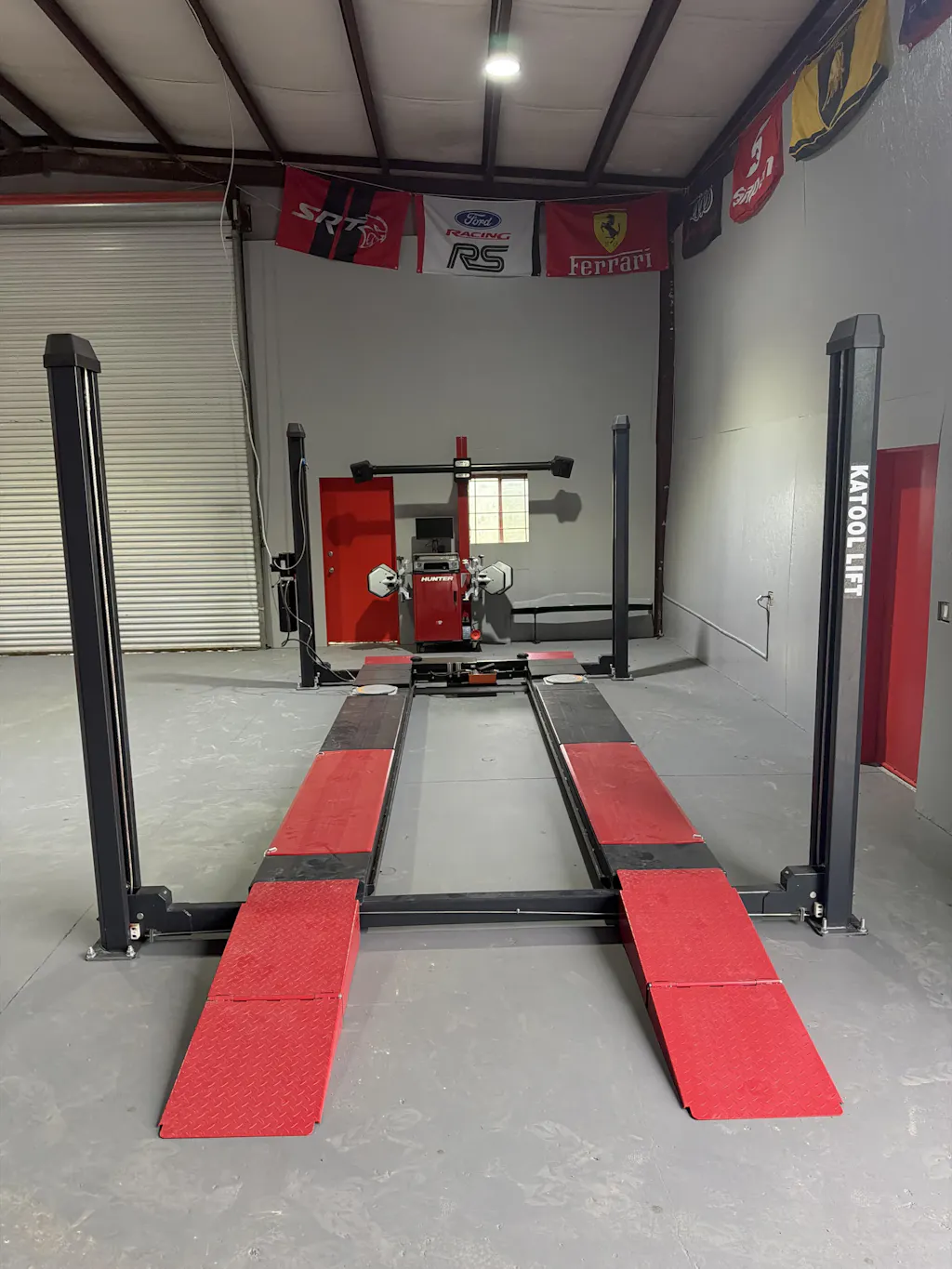 Katool 4-Post Alignment Lift - 12,000lb Capacity. Rolling Jack Included | KT-4H120X