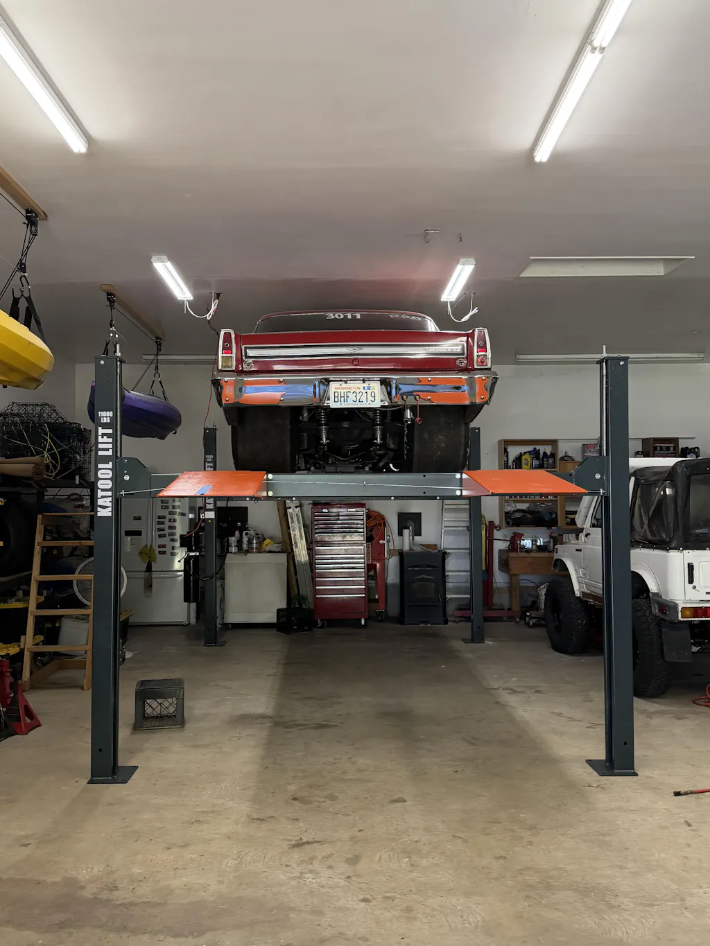 Katool 4 Post Vehicle Lift - 11,000lb Capacity | KT-4H110