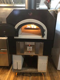Chicago Brick Oven CBO-750 Hybrid Countertop Commercial Pizza Oven With Skirt