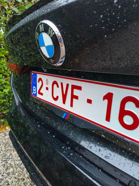 Support de plaque - BMW