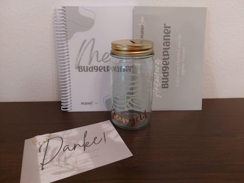 Budgetplaner (undatiert für 12 Monate) inkl. Anleitung