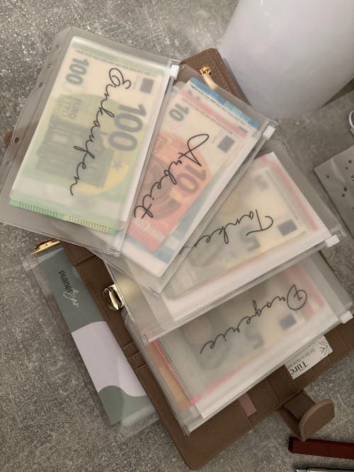 Transparente Dashboards mit Wunschaufschrift (laminiert)