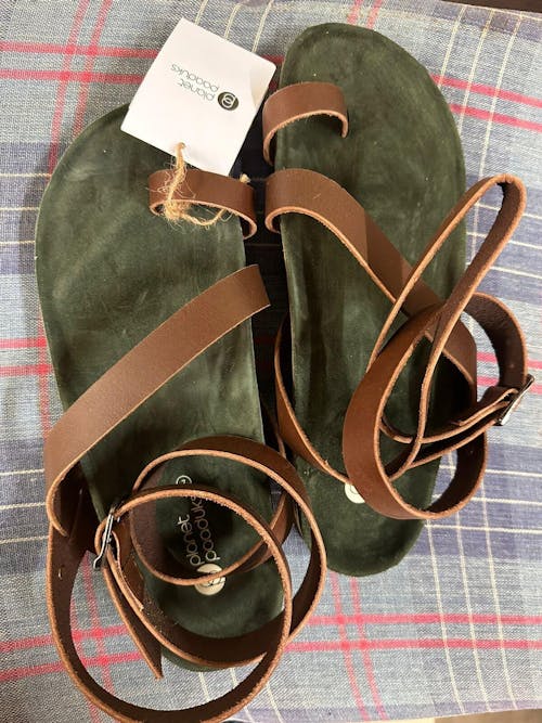 Ensa Brown Sandals Women