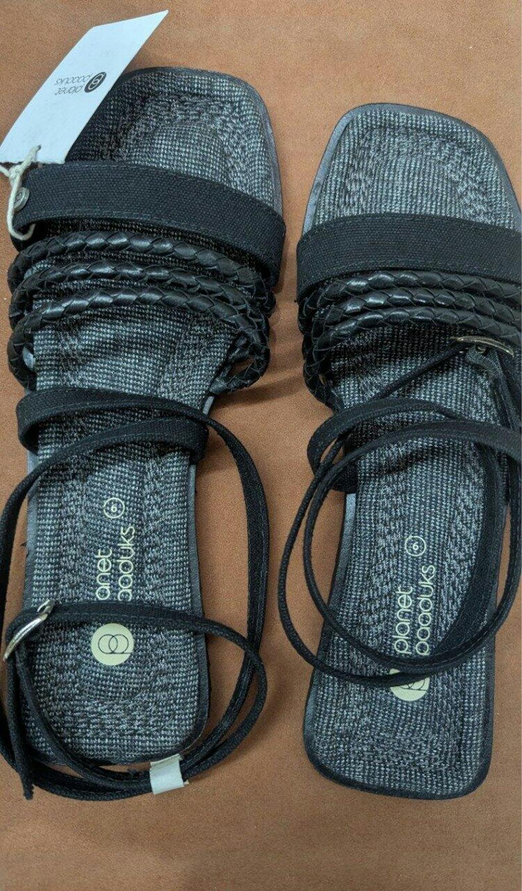 Veya Black Sandals Women