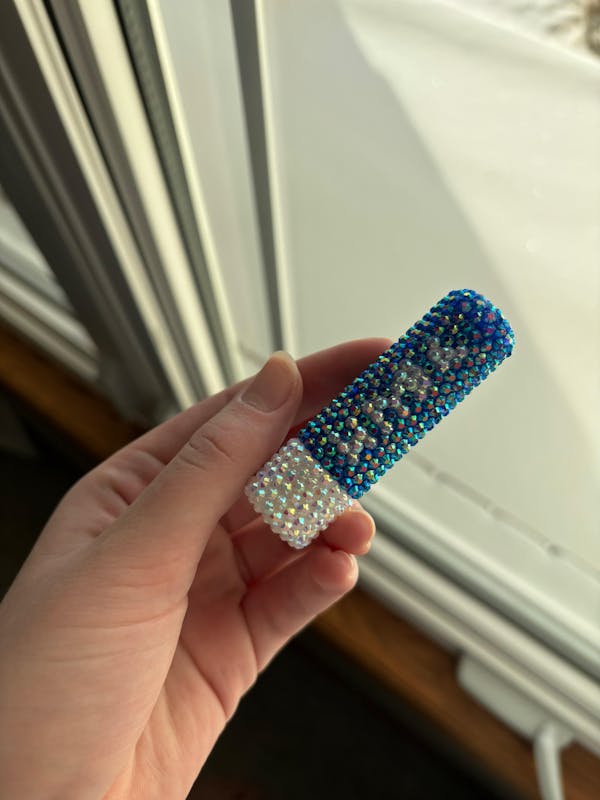 Luminous Orange Glass Rhinestones