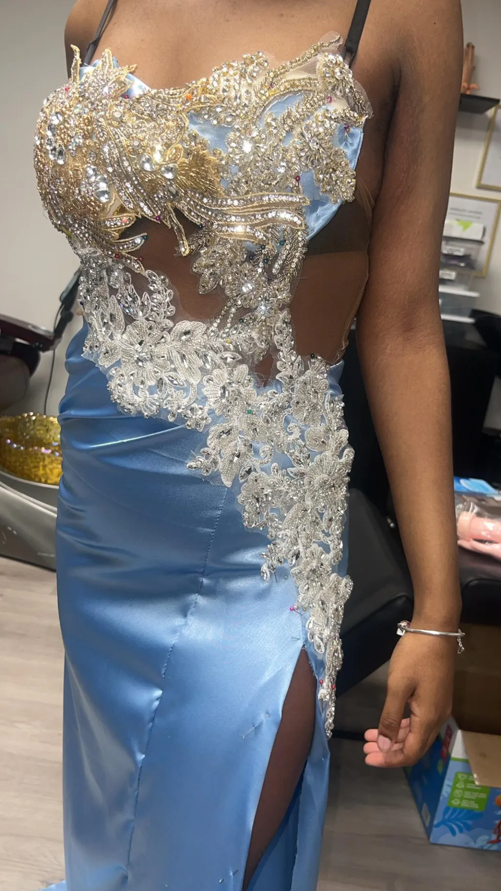 Rhinestone Pair Applique Tani