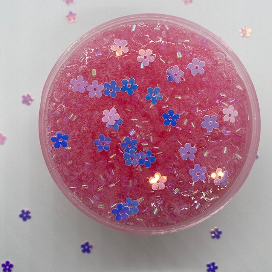 Bulk 500g Rosey Pink Iridescent Crispy Bingsu Beads for Crunchy
