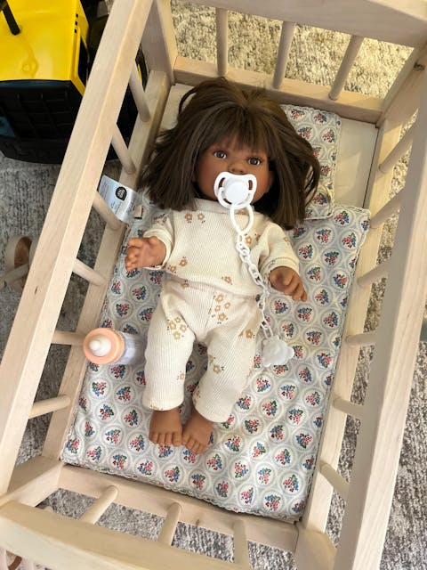 Minikane Doll Clothes | Doll Sweatshirt Set - Caramel Petals (11" & 13" dolls)