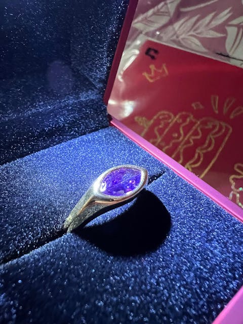 Harlem Marquise Ring (Purple)