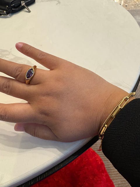 Harlem Marquise Ring (Purple)