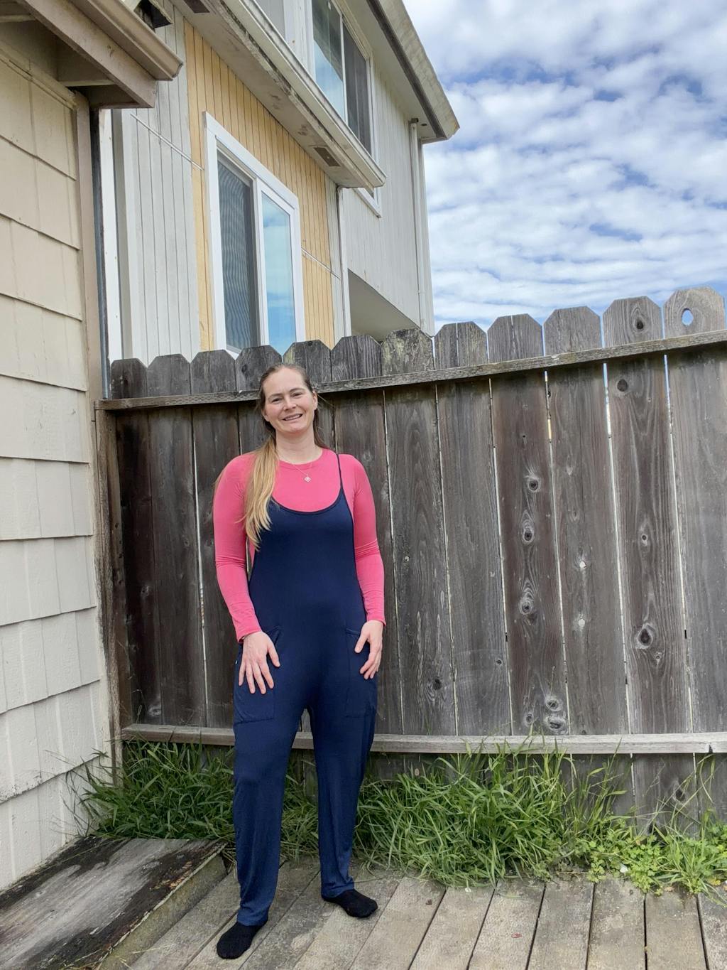 Adult Overalls - Navy - Ploom Collective - Luxe Bamboo