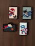 Superhero Themed Hand-Painted Wooden Kids Wall Frame Combo of 4
