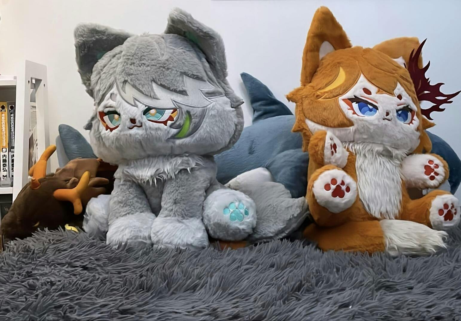 45cm Genshin Cat Alhaitham Plush Alhaithammeow Cute Puppet（Preorder