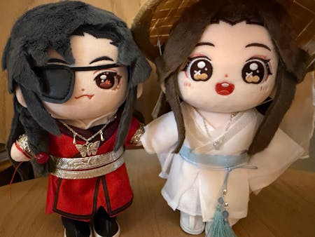 【In Stock】PLUSH WONDERLAND Heaven Official's's Blessing Hua Cheng/Xie Lian Plush Cotton Doll 20 CM XieLian TGCF