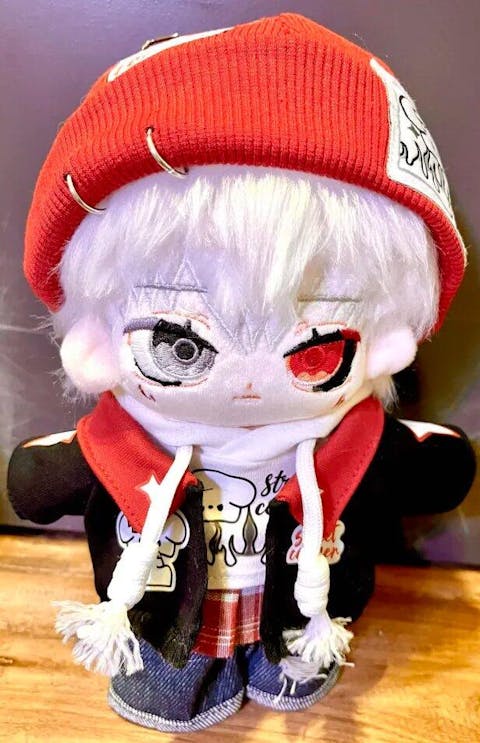 【IN STOCK】PLUSH WONDERLAND Vintage Cool Dog Hoodie 20CM Doll Clothes