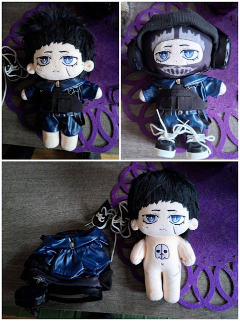【In Stock】PLUSH WONDERLAND Masked Soldier Plushie Cotton Doll 20CM FANMADE COD